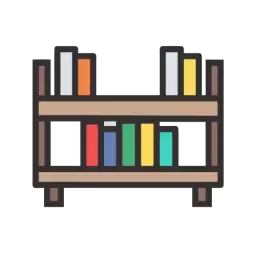 Bookshelf Free Icon