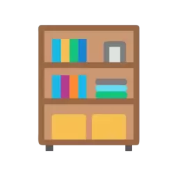 Bookshelf Vector