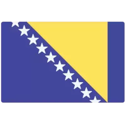 Bosniaandherzegovina Country Flag