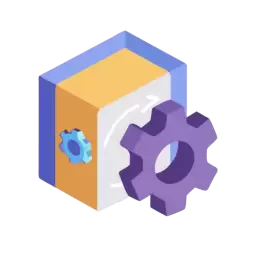 Box Gear Vector