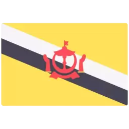 Brunei Country Flag