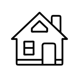 Building Icon Black White