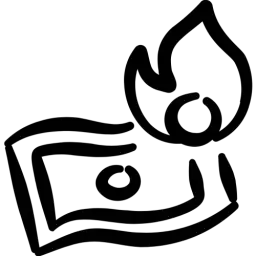 Burn Money Icon