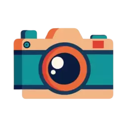 Camera Illustration Colorful