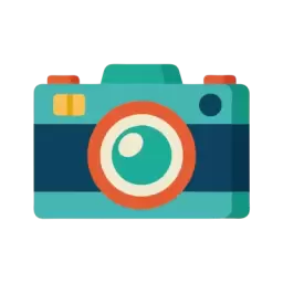 Camera Symbol Colorful