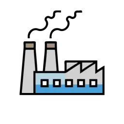 Carbon Industry Smoke Icon