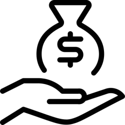 Cash Payment Bag Icon