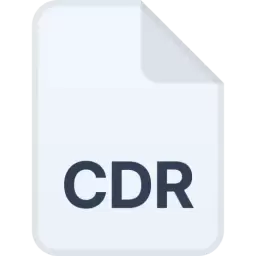 CDR File Format Free Icon