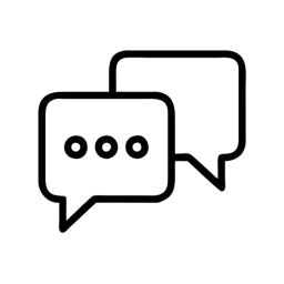 Chat Bubbles Outline