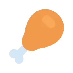 Chicken Thigh Symbol SVG Free
