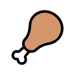 Chicken Thigh Vector