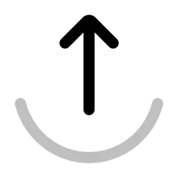 Circle Export Icon SVG
