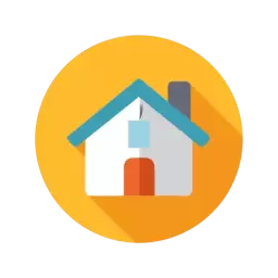 Circle Home Free Icon