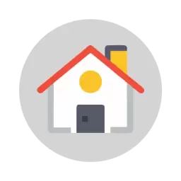 Circle Home Icon