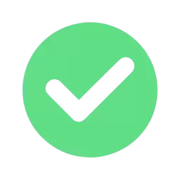 Circle Success Check Symbol