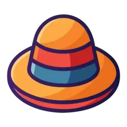 Classic Brimmed Hat Icon