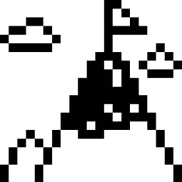 Climb Top Pixel Icon
