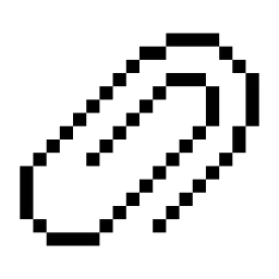 Clip Pixel Icon