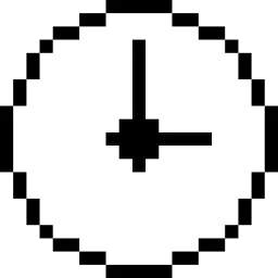 Clock Pixel Icon