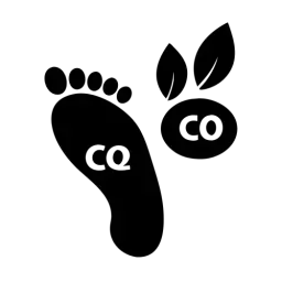 Co2 Carbon Footprint Icon