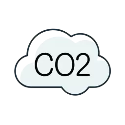 Co2 Cloud Emission Icon