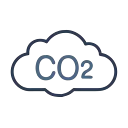 Co2 Cloud Icon
