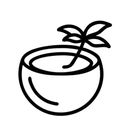 Coconut Free Icon
