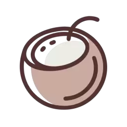 Coconut SVG Icon