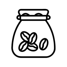 Coffee Bean Bag Symbol Free