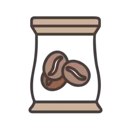 Coffee Bean Bag Vector Free