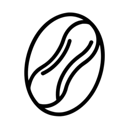 Coffee Bean Icon Free