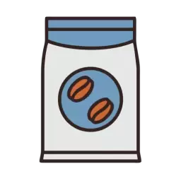 Coffee Beans Bag Icon