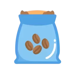 Coffee Beans Bag Symbol