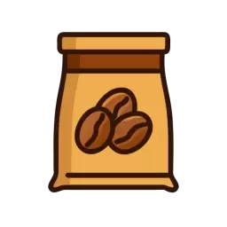 Coffee Beans Bag Vector