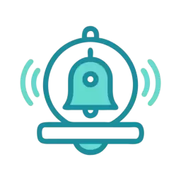 Colored Bell Icon