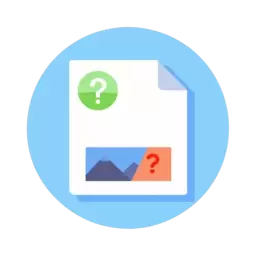 Colored Document Question Icon