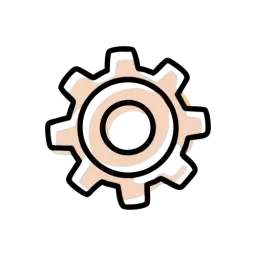 Colored Gears Vector