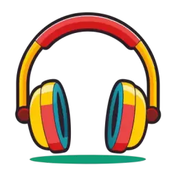 Colored Headphone Symbol