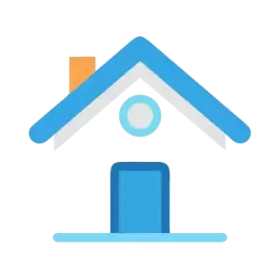 Colored Home Symbol