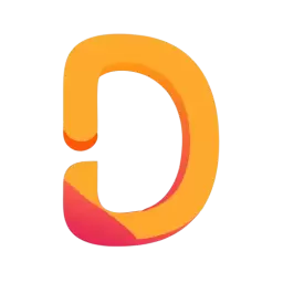 Colored Letter D Symbol