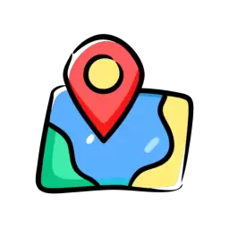 Colored Location Pin Icon