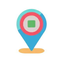 Colored Map Icon