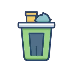 Colored Rubbish Bin