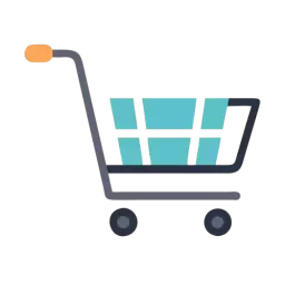 Colored Shopping Cart