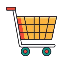 Colored Shopping Cart