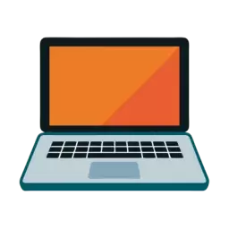 Colorful Laptop Icon