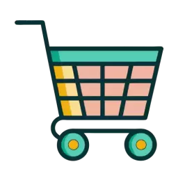 Colorful Shopping Cart