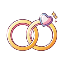 Couple Ring Vector