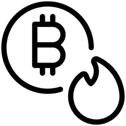 Crypto Burning Icon
