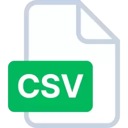 CSV File Format Free Vector